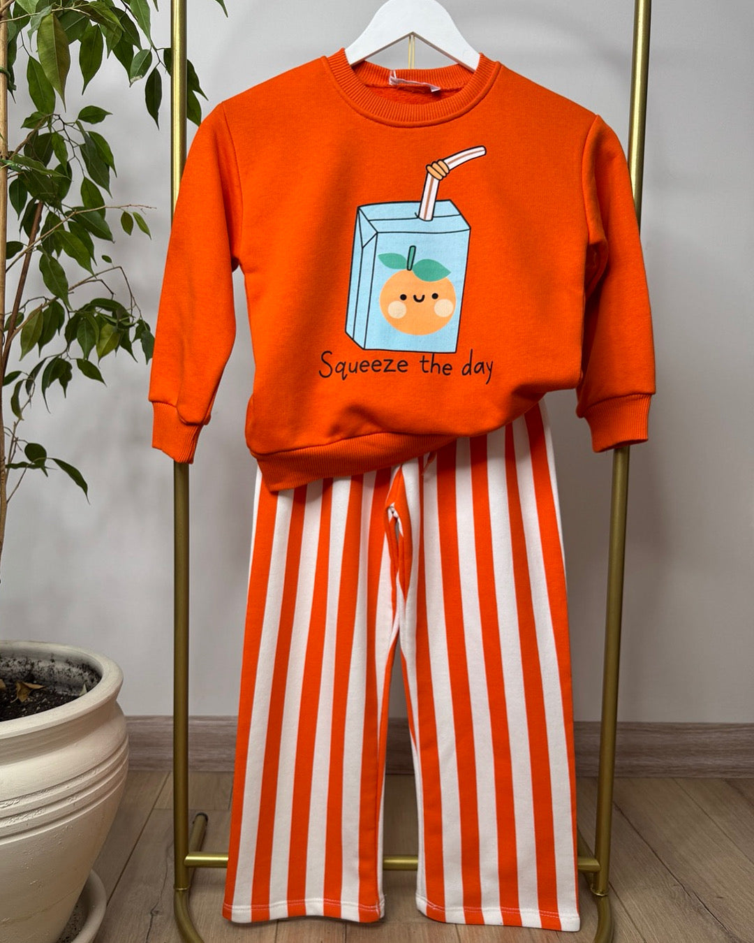 Squeeze The Day Çizgili Eşofman Takımı