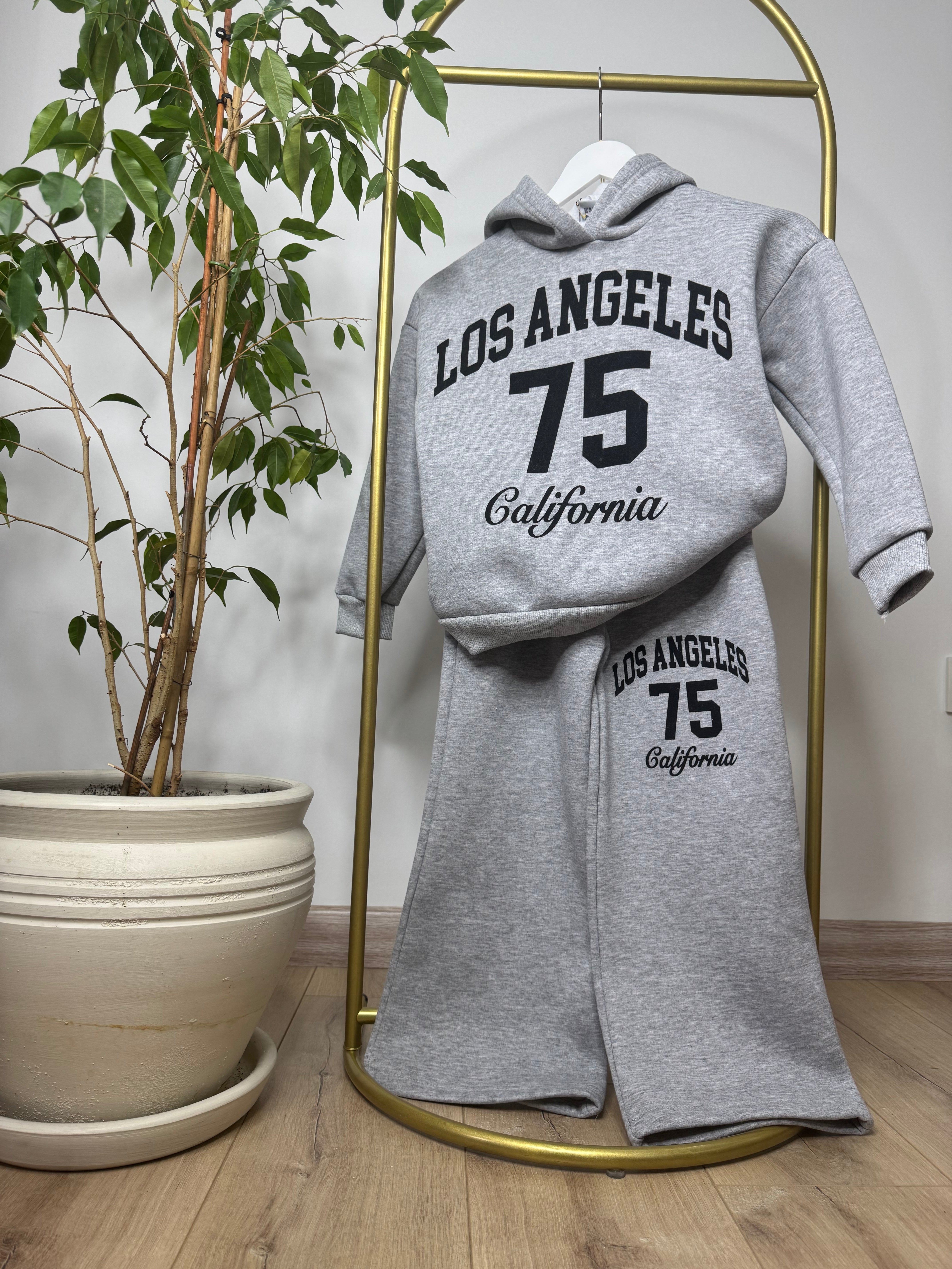 Los Angeles Kapüşonlu Eşofman Takımı