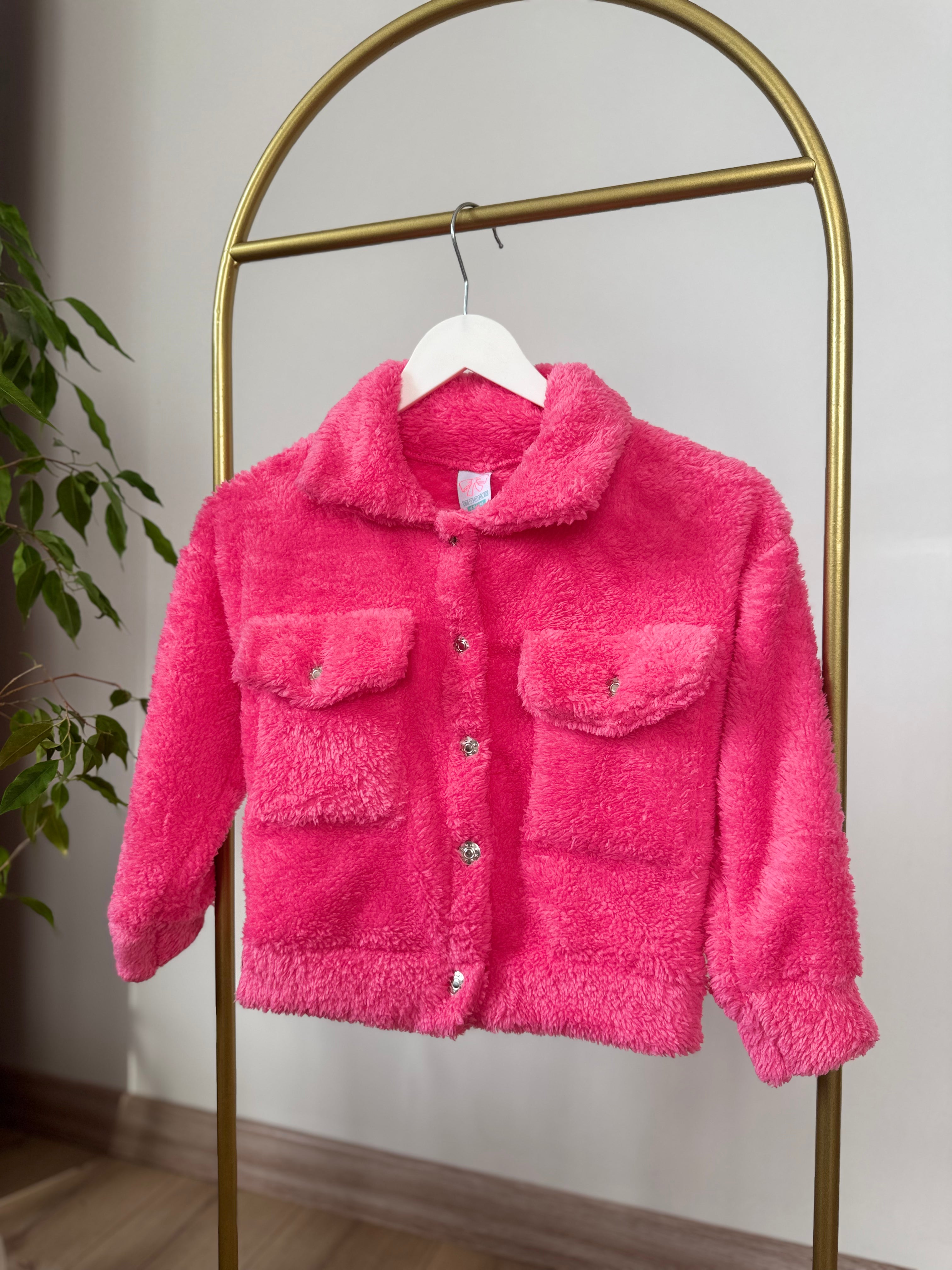 Hello Kitty Pembe Peluş Hırka