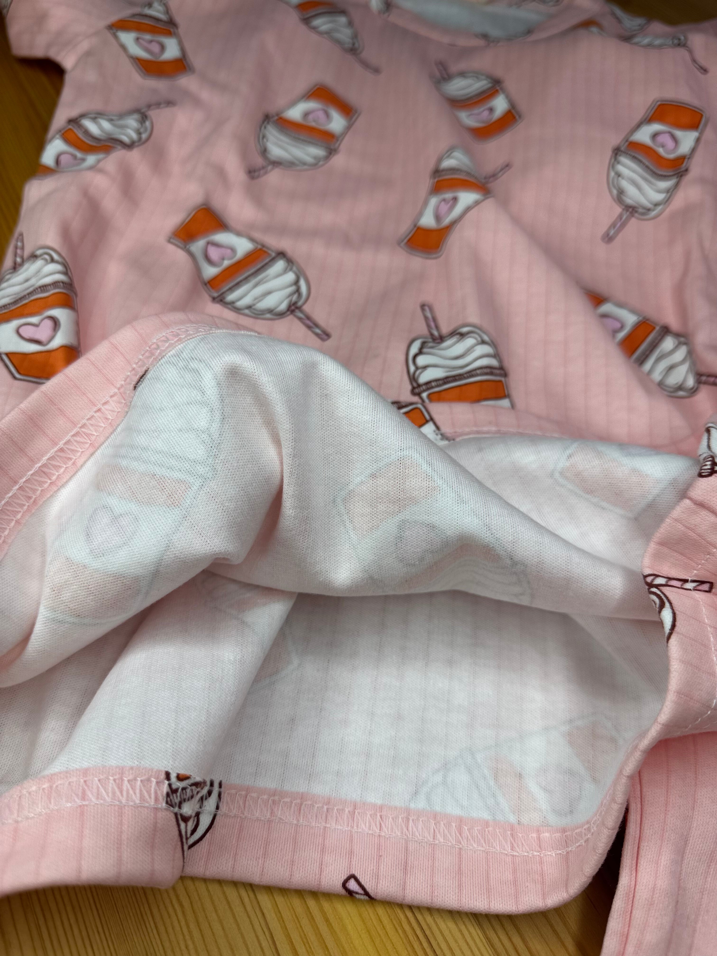 Milkshake Baskılı Pijama Takımı