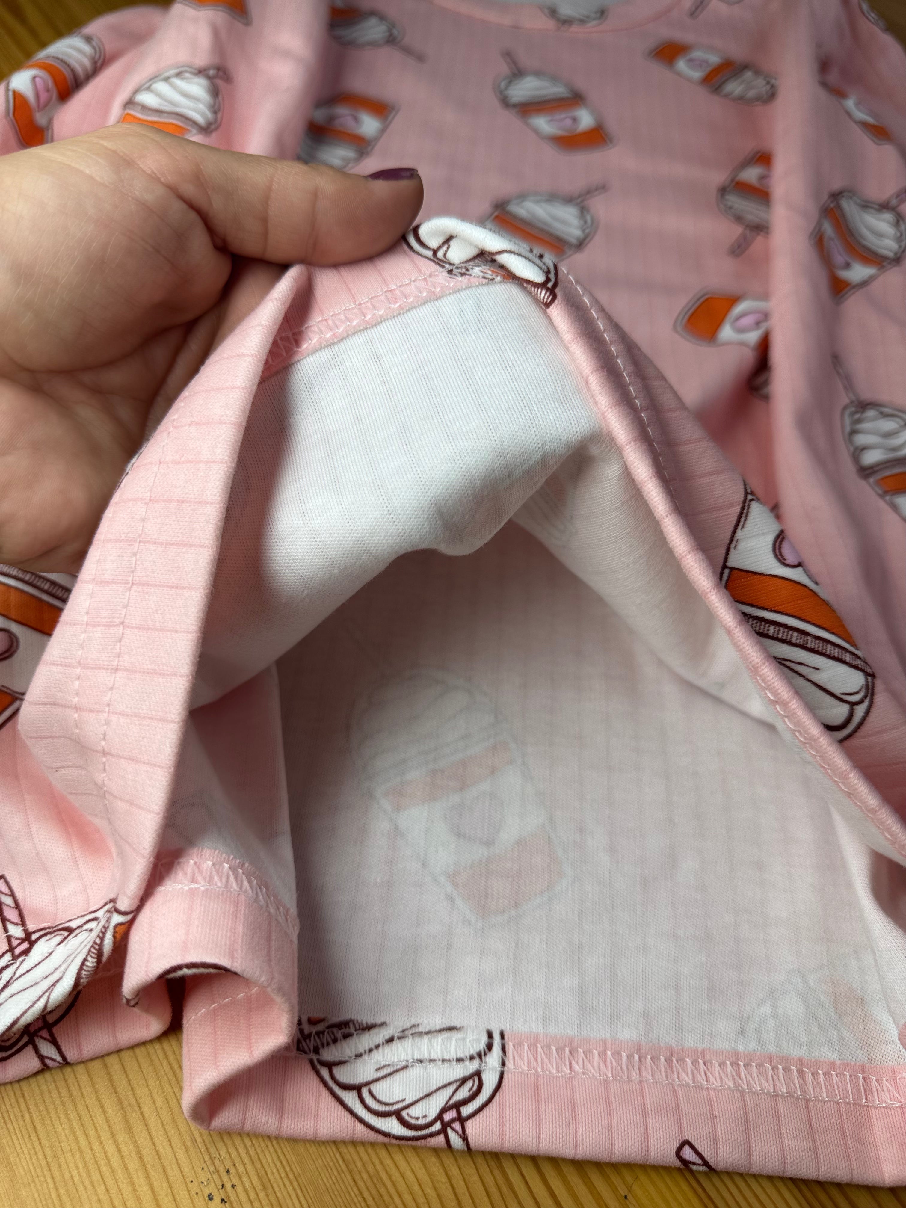 Milkshake Baskılı Pijama Takımı