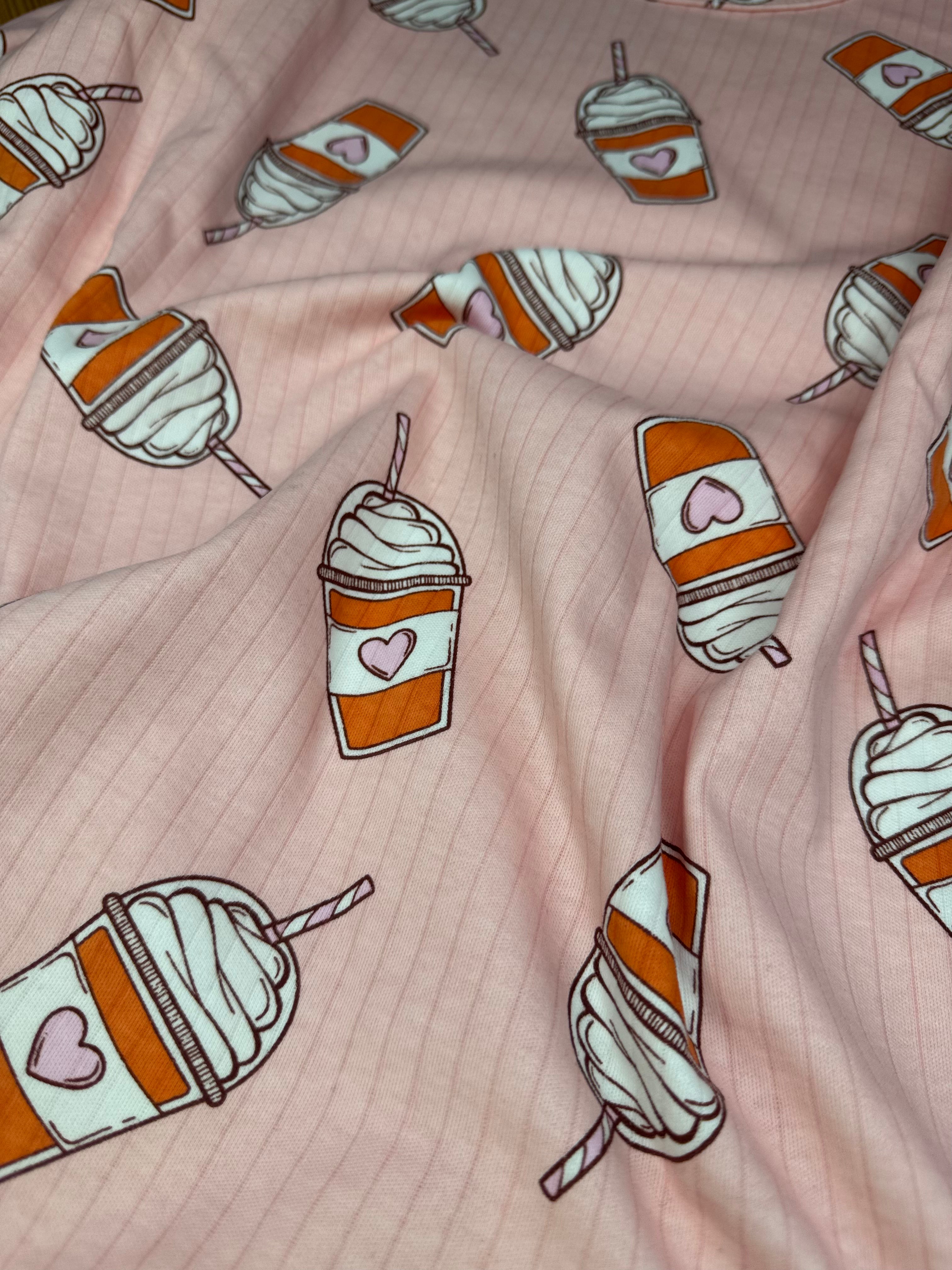 Milkshake Baskılı Pijama Takımı