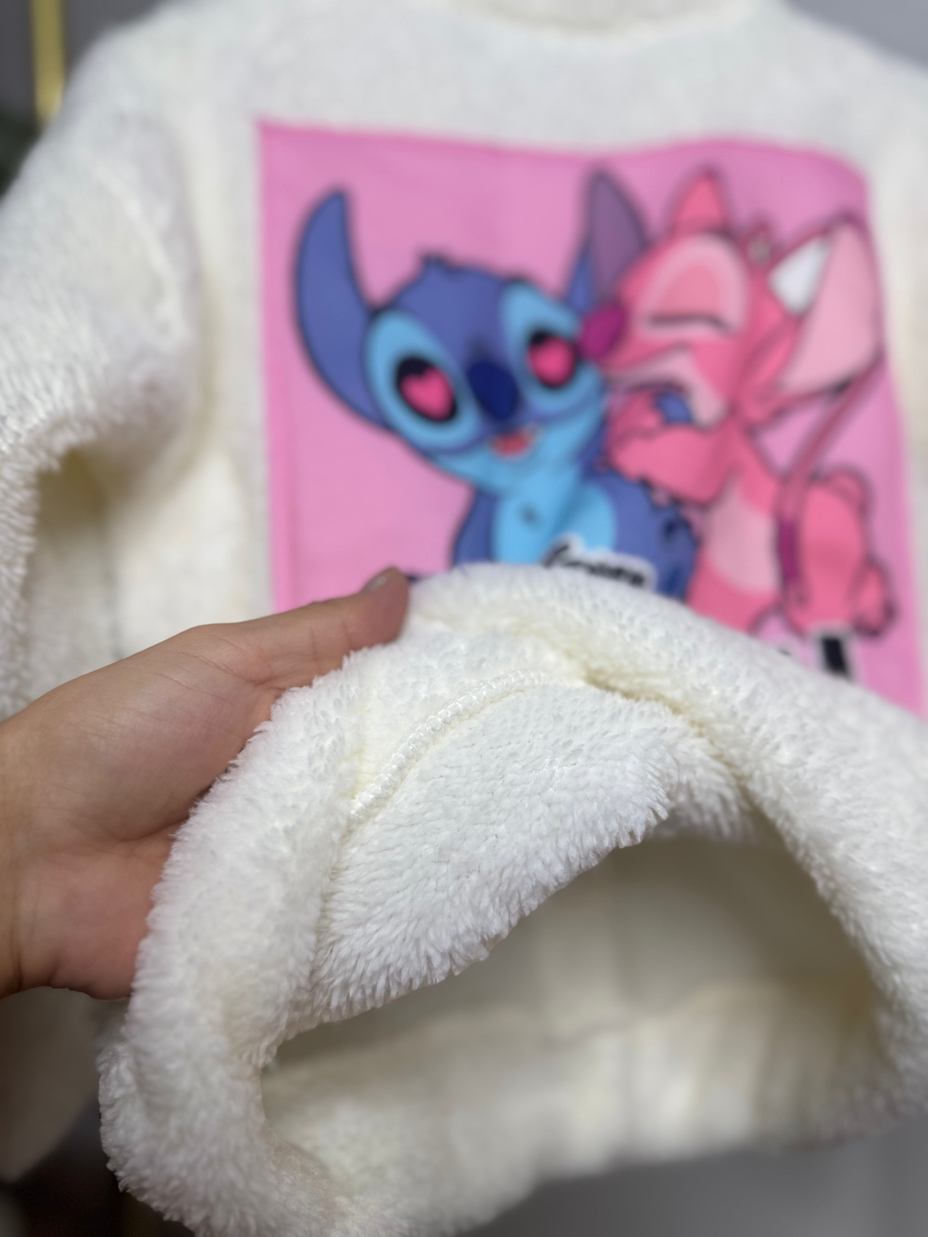 Stitch Peluş Hırka