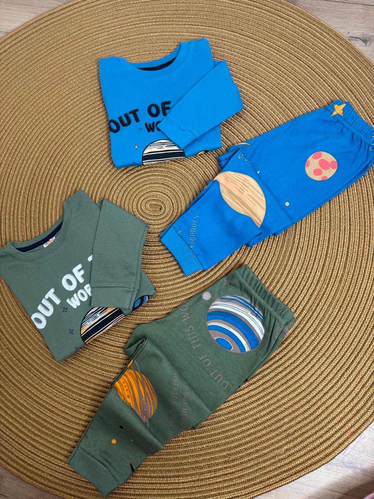 World Erkek Çocuk Pijama Takımı