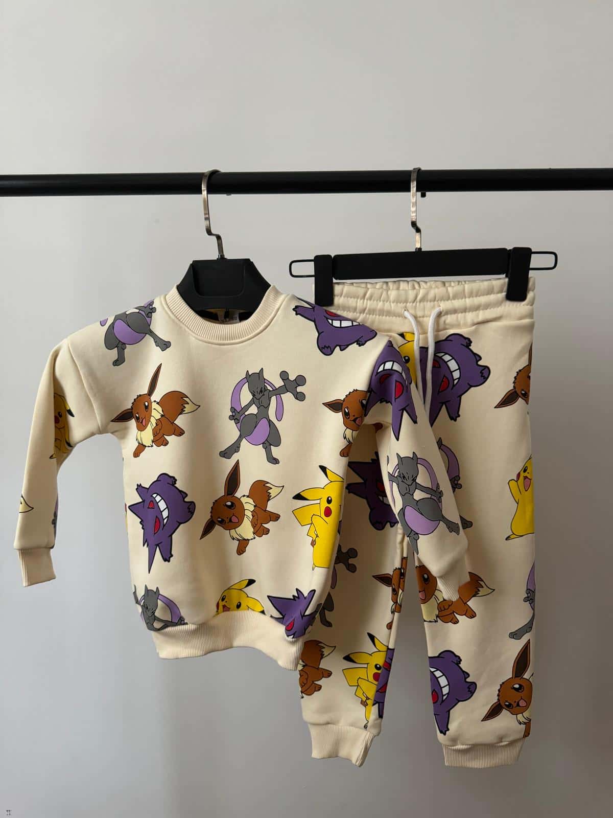 Pokemon Baskılı Unisex Eşofman Takımı