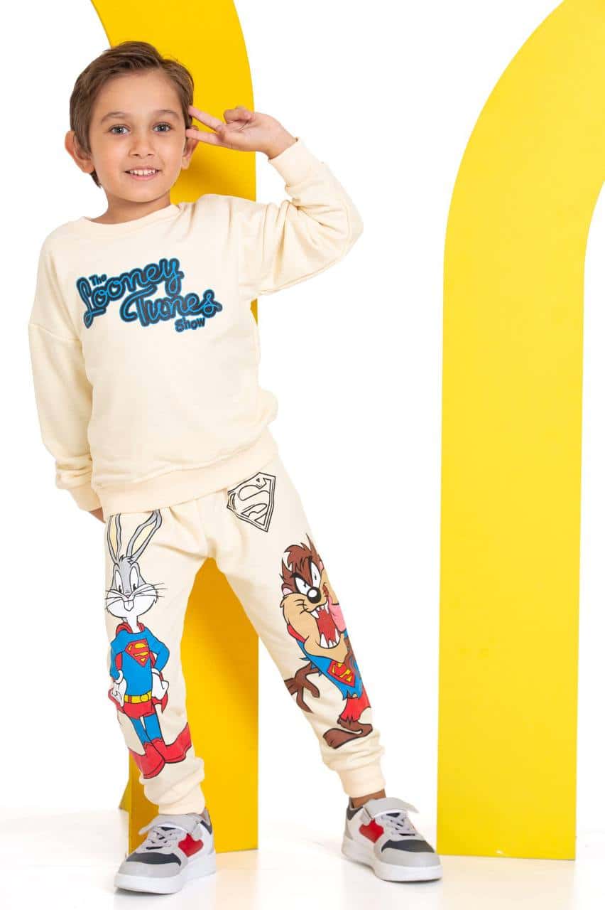 Looney Tunes Karakter Baskılı Eşofman Takımı GE-3008