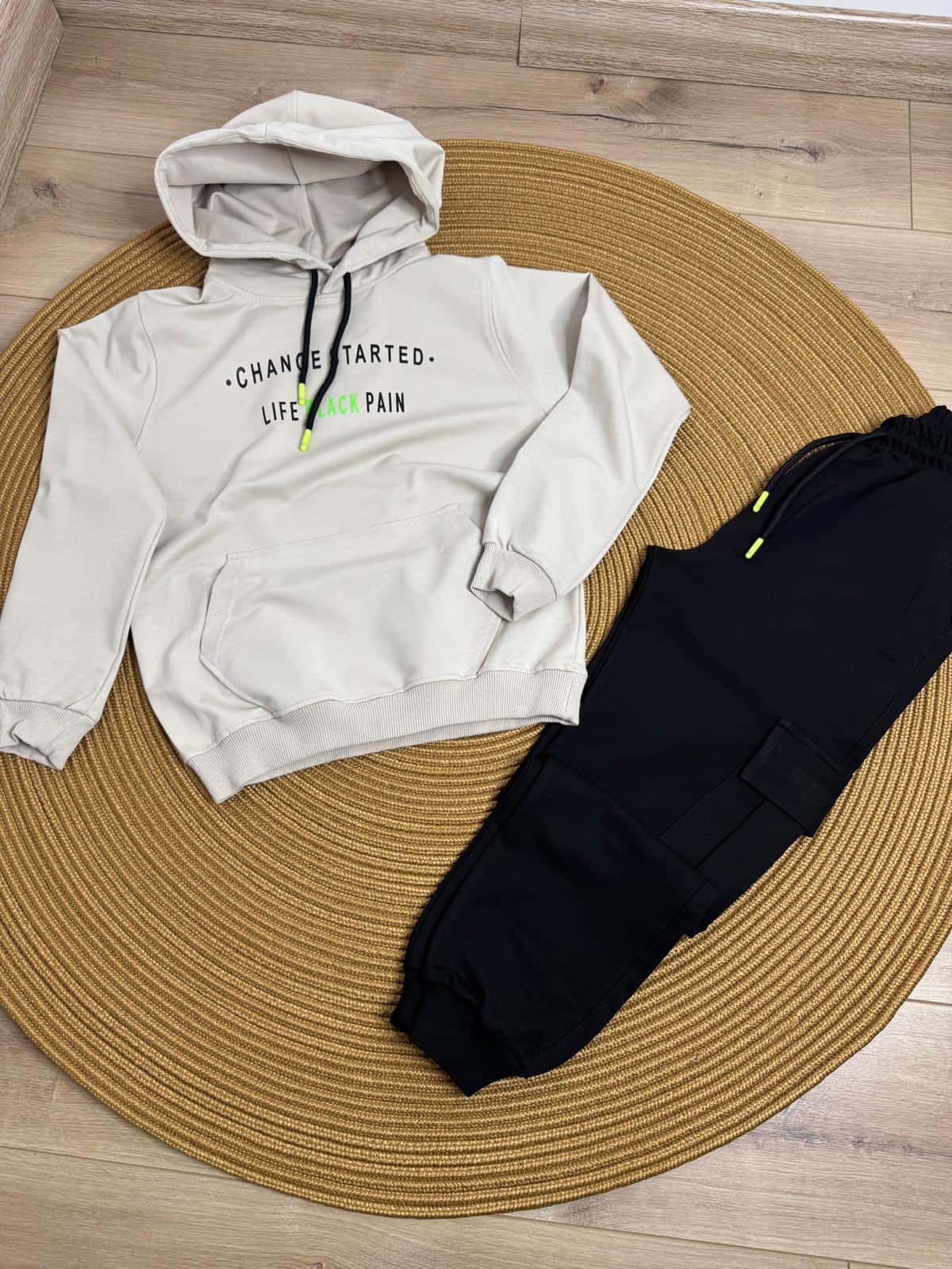 Kapüşonlu Unisex Eşofman Takımı