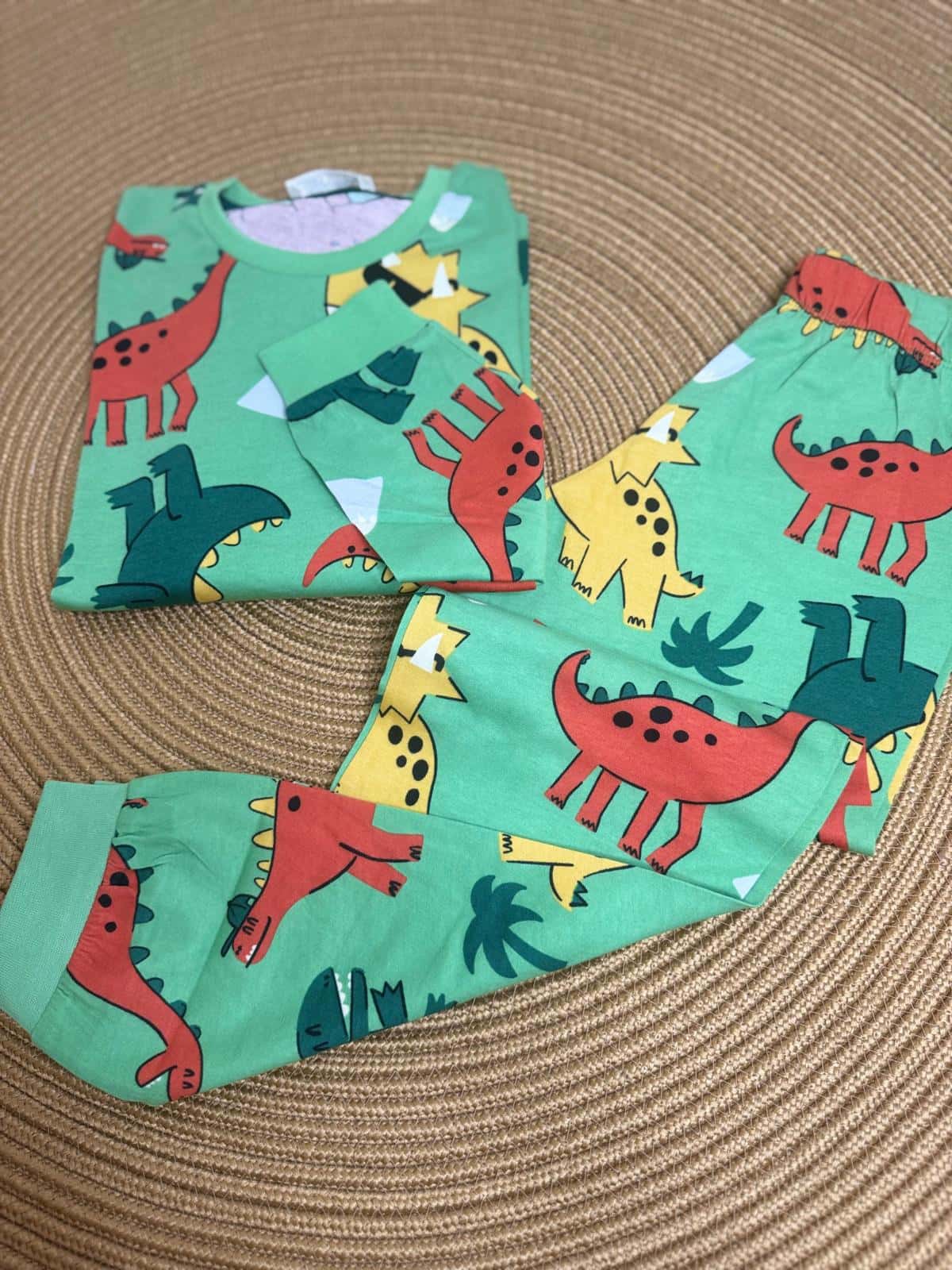 Dinozor Baskılı Pijama Takımı