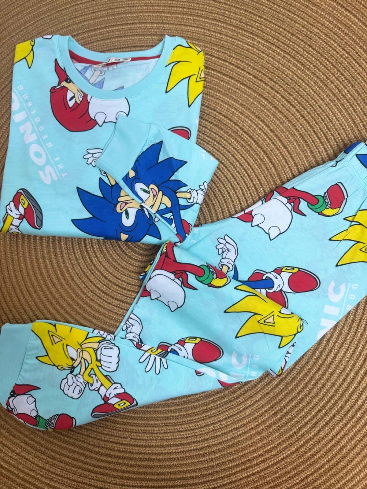 Sonıc Baskılı Kız Çocuk Pijama Takımı