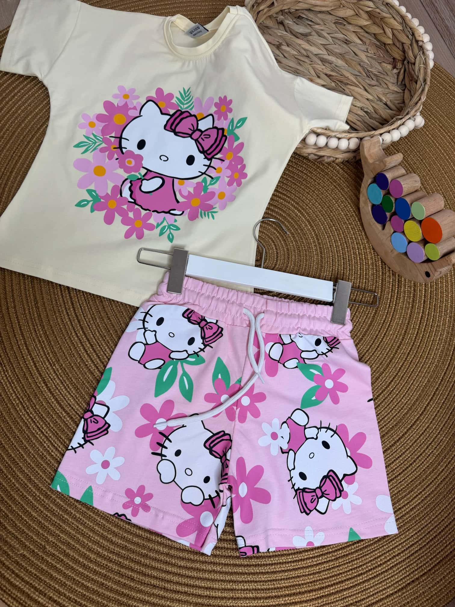 Hello Kitty Şortlu Takım
