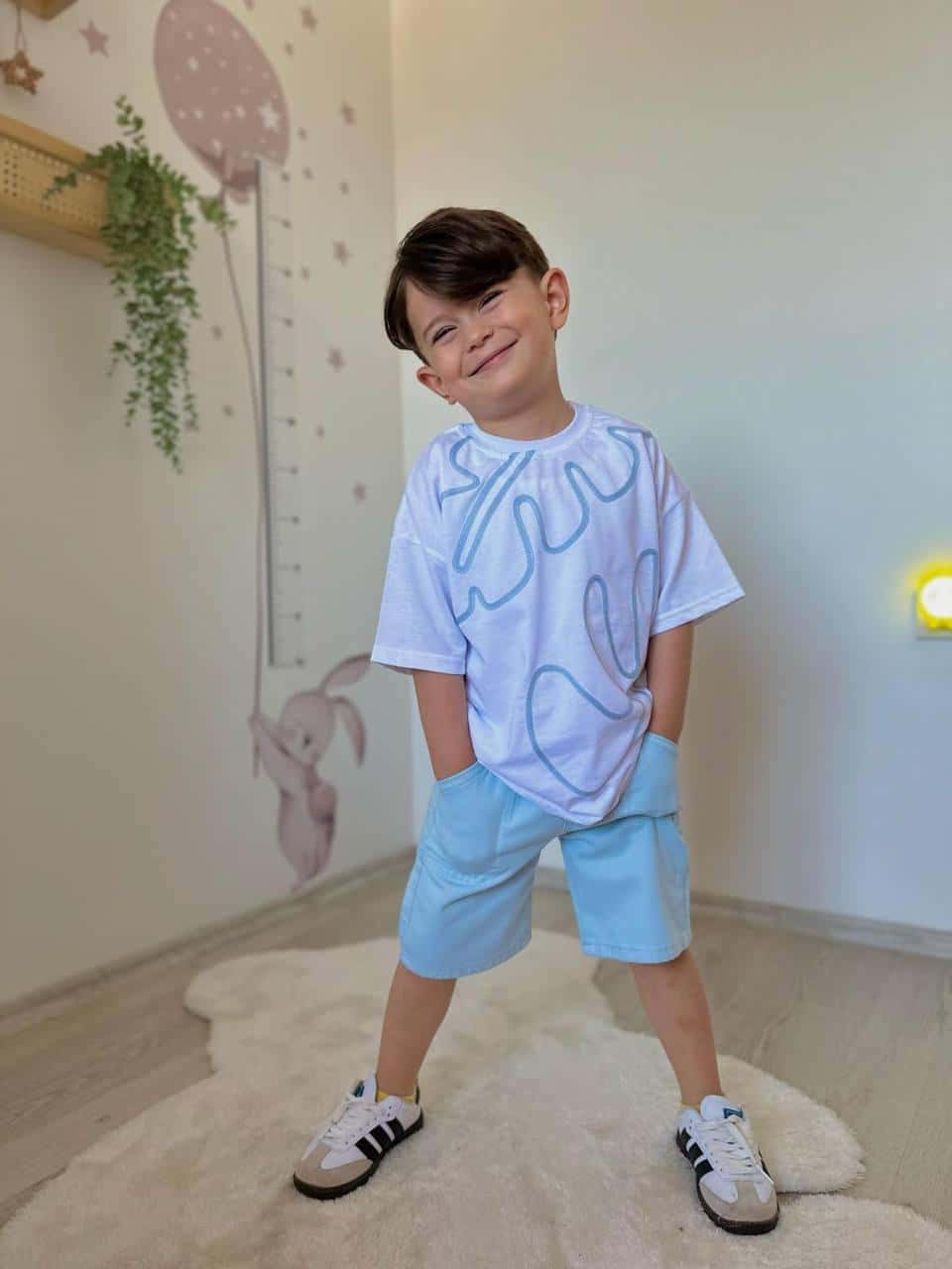 Yaprak İşlemeli Kapri Takım