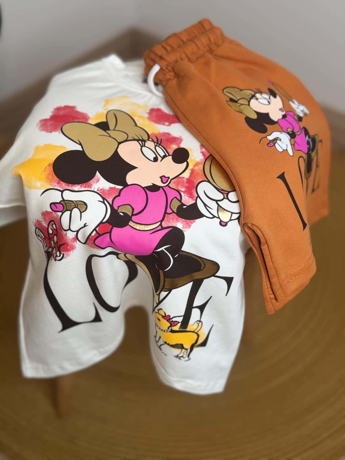 Mickey Mouse Şortlu Takım