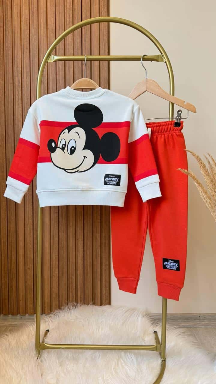 Mickey Mouse Baskılı Eşofman Takımı