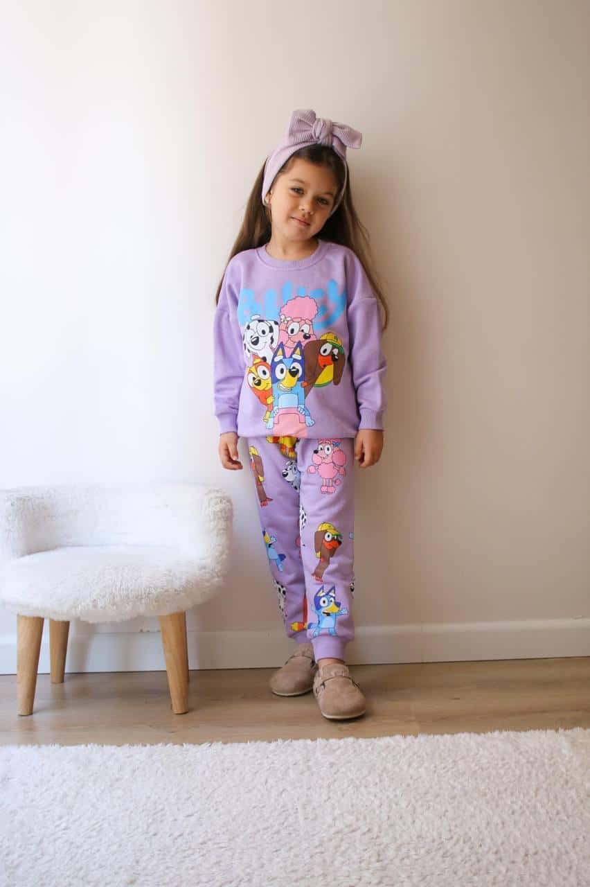 Bluey Baskılı Eşofman Takımı