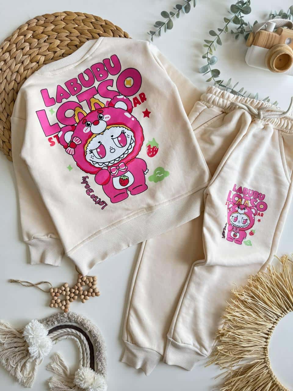 Labubu Baskılı Eşofman Takımı